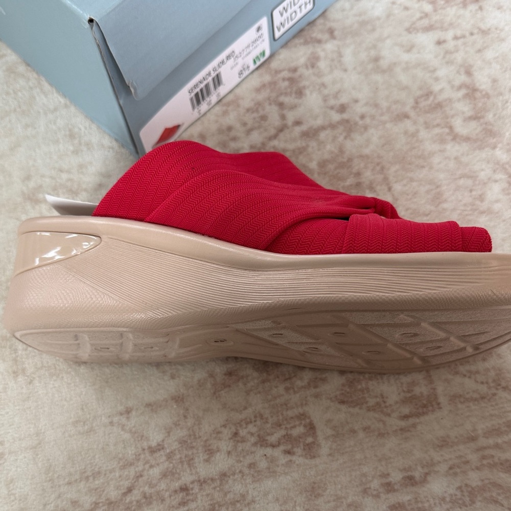 Life Stride Women's Bold Red Sandals - Picture 3 of 5